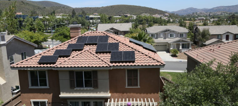 Solar Panels Installed on top of a house in Elk Grove.