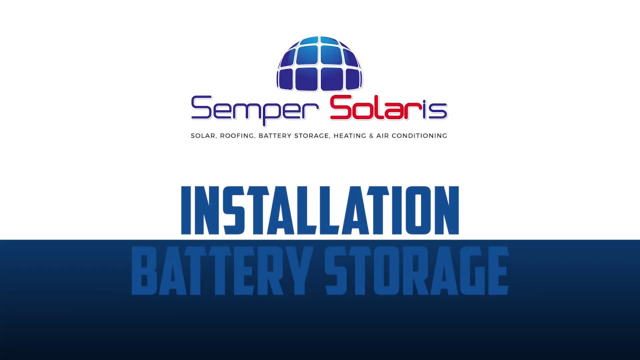 Battery Storage Installation