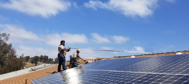 San Diego solar panel installation