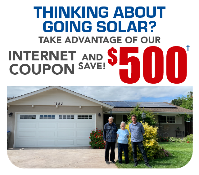 Thinking about going solar? Get $500 off!