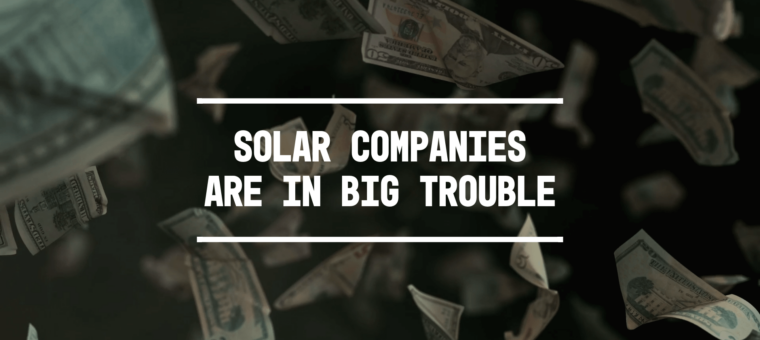 Are the top solar companies in trouble?